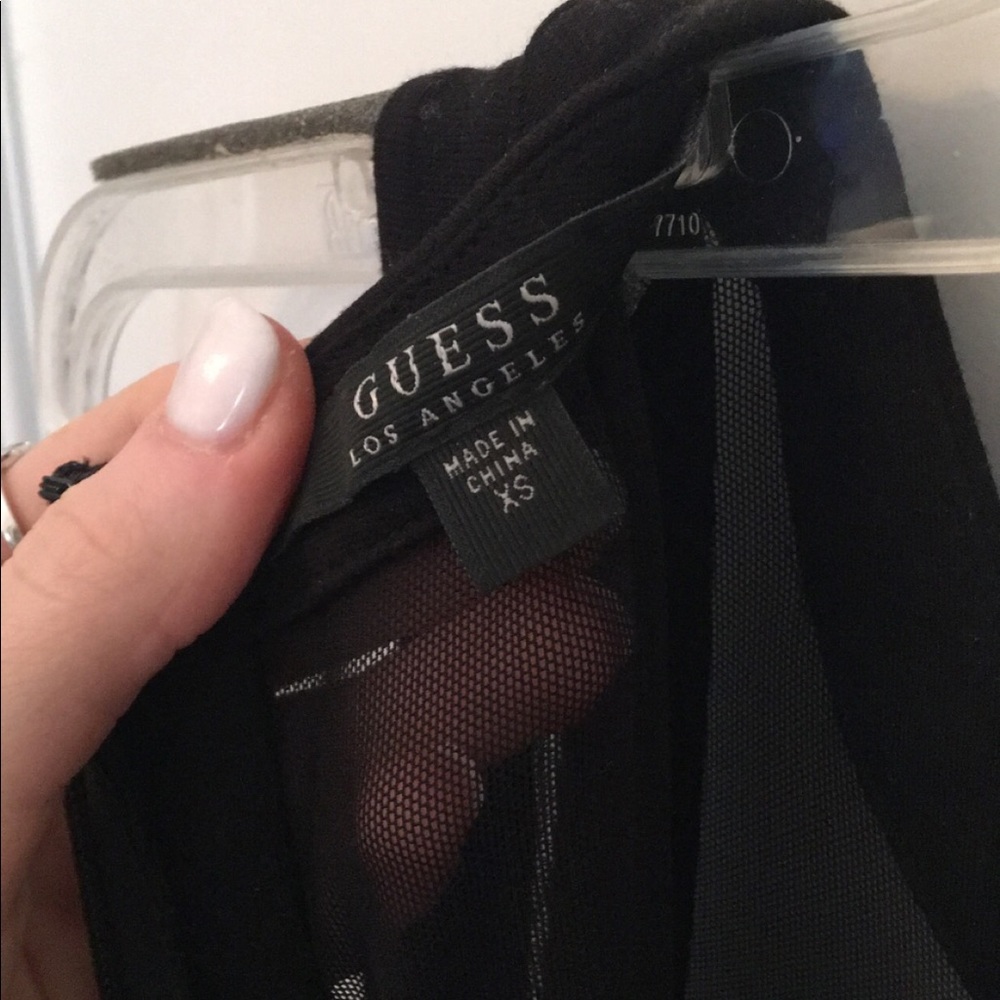 BLACK GUESS MINI DRESS - Picture 3 of 3